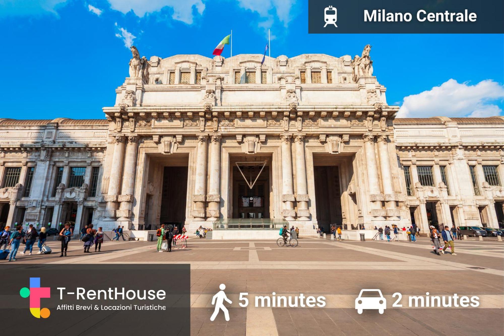 Central Station 10 Min Duomo - L'Oasi Urbana มิลาน ภายนอก รูปภาพ